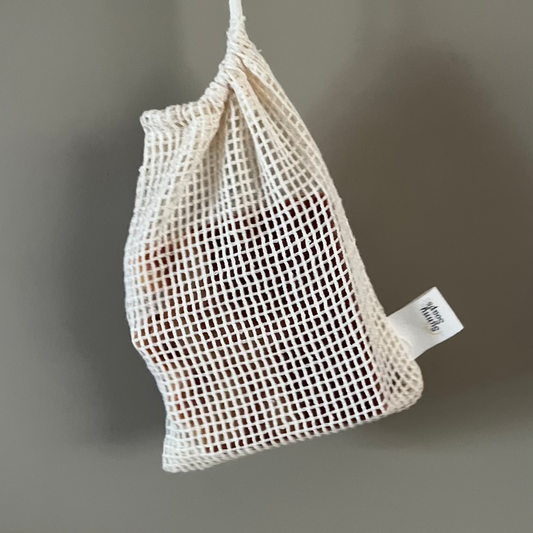 Natuurlijk zeepzakje van katoen, ideaal voor Sunny Soaps zepen